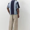 Polos de punto a rayas bordados Polos de punto a rayas bordados