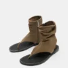 Sandalias botines de piel Sandalias botines de piel