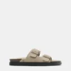 Sandalias de cuero con hebilla