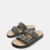 Sandalias de cuero con hebilla