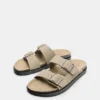 Sandalias de cuero con hebilla