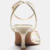 Sandalias de tacón con tiras