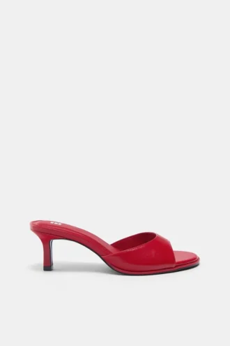 Sandalias tipo mule de tacón alto