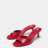Sandalias tipo mule de tacón alto