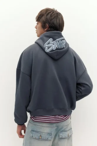 STWD Sudadera con capucha bordada