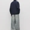 Sudadera básica con cremallera de un cuarto