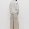Sudadera básica con cremallera de un cuarto