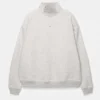 Sudadera básica con cremallera de un cuarto