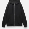 Sudadera básica con cremallera y capucha