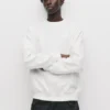 Sudadera básica de cuello redondo