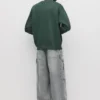 Sudadera básica de cuello redondo