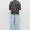 Sudadera básica de cuello redondo
