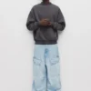 Sudadera básica de cuello redondo