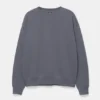 Sudadera básica de cuello redondo