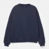 Sudadera básica de cuello redondo