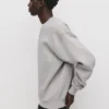 Sudadera básica de cuello redondo