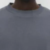 Sudadera básica de cuello redondo