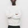 Sudadera básica de cuello redondo