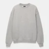 Sudadera básica de cuello redondo