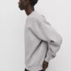 Sudadera básica de cuello redondo