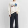 Sudadera con capucha con gráfico de eslogan bordado Sudadera con capucha con gráfico de eslogan bordado