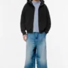 Sudadera con capucha, corte holgado y cremallera Sudadera con capucha, corte holgado y cremallera