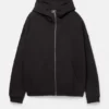 Sudadera con capucha, corte holgado y cremallera Sudadera con capucha, corte holgado y cremallera