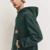 Sudadera con capucha, cremallera y parches Sudadera con capucha, cremallera y parches