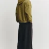 Sudadera con capucha de corte holgado y cremallera Sudadera con capucha de corte holgado y cremallera