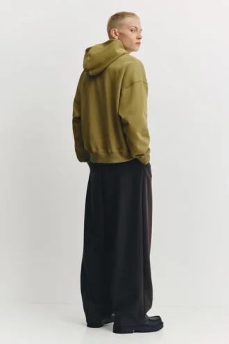 Sudadera con capucha de corte holgado y cremallera