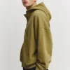 Sudadera con capucha de corte holgado y cremallera Sudadera con capucha de corte holgado y cremallera
