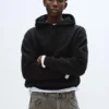 Sudadera con capucha de corte recto Sudadera con capucha de corte recto
