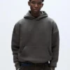 Sudadera con capucha de corte recto Sudadera con capucha de corte recto