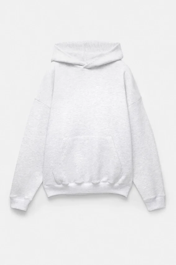 Sudadera con capucha de corte recto Sudadera con capucha de corte recto