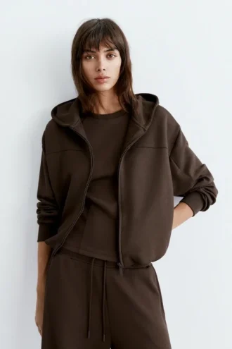 Sudadera con capucha de tacto suave