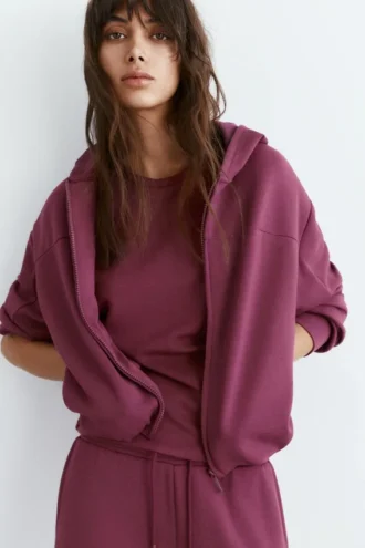 Sudadera con capucha de tacto suave