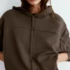 Sudadera con capucha de tacto suave Sudadera con capucha de tacto suave