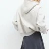 Sudadera con capucha, estampado gráfico y cremallera Sudadera con capucha, estampado gráfico y cremallera