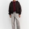 Sudadera con capucha, estampado gráfico y cremallera Sudadera con capucha, estampado gráfico y cremallera