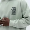 Sudadera con capucha oversize y estampado