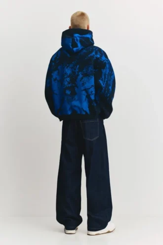 Sudadera con capucha «Stranger Things» con estampado tie-dye