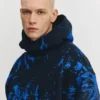 Sudadera con capucha «Stranger Things» con estampado tie-dye Sudadera con capucha «Stranger Things» con estampado tie-dye