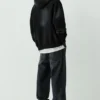 Sudadera con capucha STWD 91 negra Sudadera con capucha STWD 91 negra