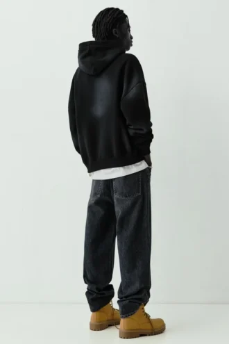 Sudadera con capucha STWD 91 negra