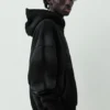 Sudadera con capucha STWD 91 negra Sudadera con capucha STWD 91 negra