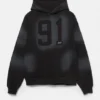 Sudadera con capucha STWD 91 negra Sudadera con capucha STWD 91 negra