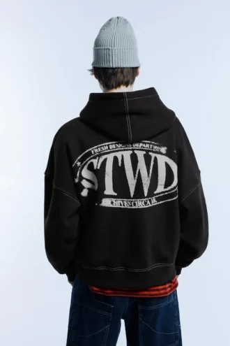 Sudadera con capucha STWD negra