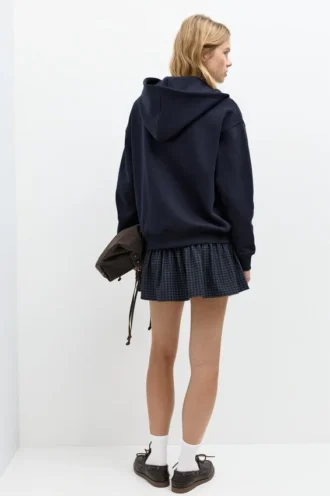 Sudadera con capucha y cremallera con gráfico