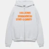 Sudadera con capucha y cremallera con texto Sudadera con capucha y cremallera con texto
