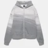 Sudadera con capucha y cremallera de punto interlock Sudadera con capucha y cremallera de punto interlock